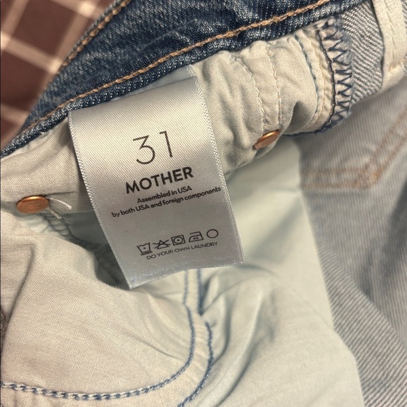 BNWT MOTHER The Split Second Denim Midi Skirt - Picture 10 of 12